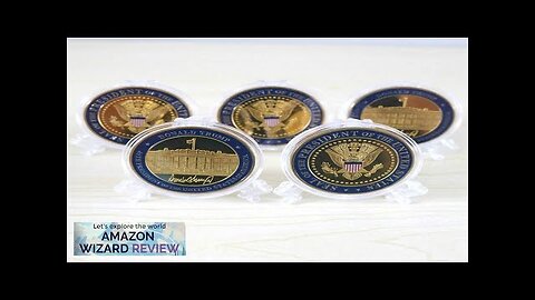 5 Pack Donald Trump Gold Plated Coin Seal of The President Challenge Review