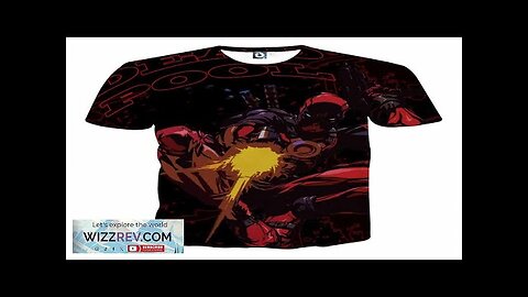 Antihero Deadpool Shooting With Gun Cool Style Print T-shirt Review