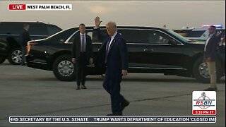 WATCH: President Trump Arrives in West Palm Beach, FL - 2/14/25