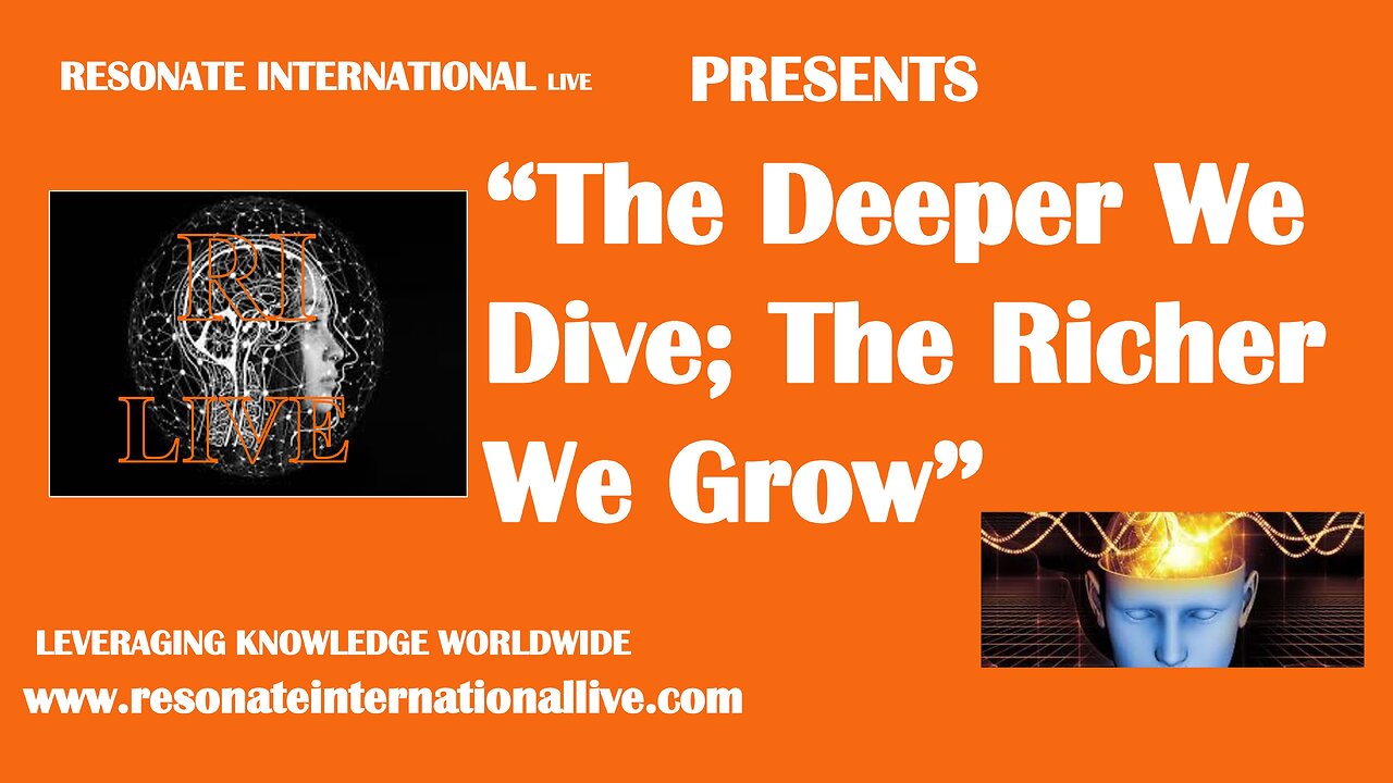 “The Deeper We Dive; The Richer We Grow”