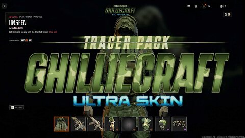 Tracer Pack Ghilliecraft Ultra skin Full Bundle Blueprints