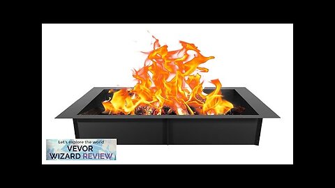 VEVOR Fire Pit Ring Square 42x42 in Outer Steel Liner DIY Campfire Review