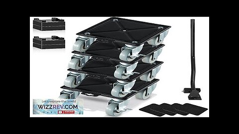 VEVOR Heavy Furniture Movers Carbon Steel Furniture Mover Dolly with 4 360° Review