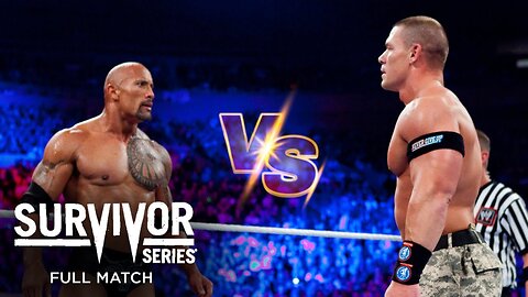 FULL MATCH - JOHN CENA & THE ROCK VS. THE MIZ & R-TRUTH_ SURVIVOR SERIES