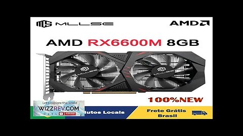 MLLSE AMD RX 6600M 8GB Video Card GPU GDDR6 128Bit 7nm Placa Review