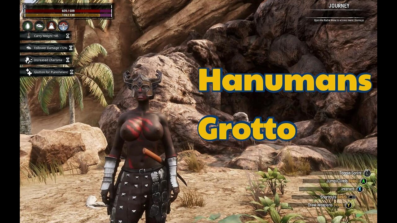 Conan Exiles, Hanumans grotto busty boobs breast expansion huge tits titties