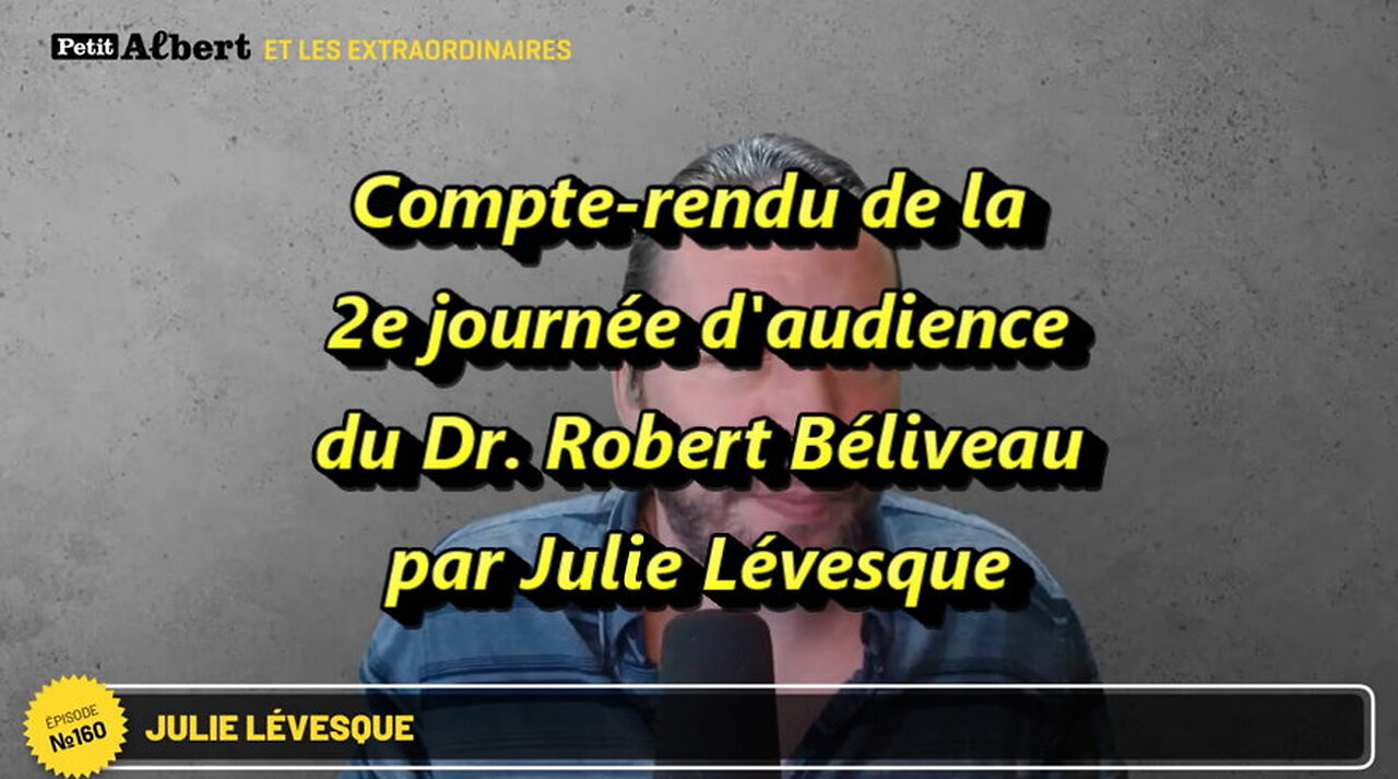 Dr Robert Béliveau devant le Collège des Médecins - Jour 2