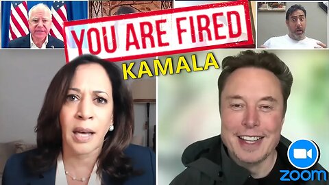 Elon Musk FIRES Kamala Harris in Shocking Zoom Meeting | DUB