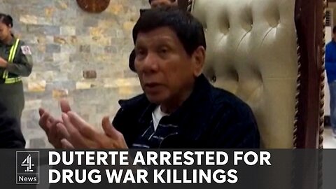 Rodrigo Duterte arrested for ‘crimes against humanity’ in war on drugs