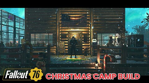 Fallout 76: Ultimate Christmas Camp Build! (Northern Lights + Camp Pets)