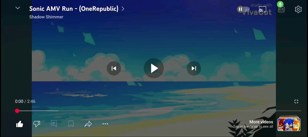 Sonic the hedgehog run by one republic