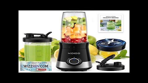 KOIOS Smoothie Blender 900W Blenders for Kitchen with 27oz No-BPA Portable Bottles Review