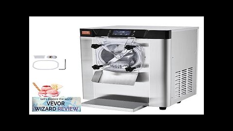 VEVOR Commercial Ice Cream Machine 12 L/H Yield 1713W Single Flavor Countertop Review