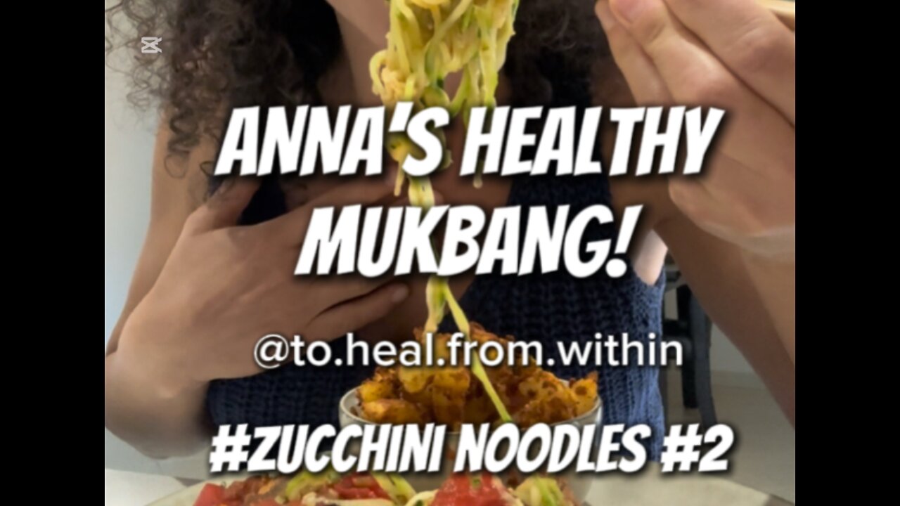 ZUCCHINI NOODLES #2 #health #healthylifestyle #mukbangs #medicalmedium #eatingshow #dinner