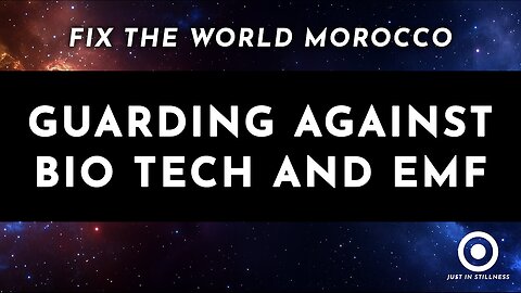 Guarding Against Bio Tech and EMF Fix the World Project with Just in Stillness