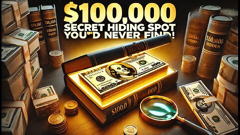 $100,000 Secret Hiding Spot You'd Never Find!