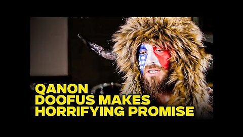 QAnon Shaman Makes Terrifying Promise After Being Pardoned By Trump