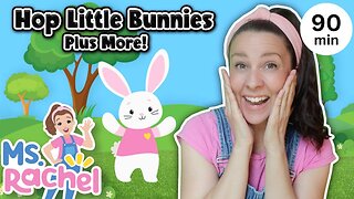 Hop Little Bunnies Hop Hop Hop + More Ms Rachel Nursery Rhymes & Kids Songs