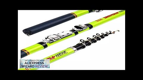 BAKAWA Ultralight Portable Telescopic Feeder Carbon Fiber Fishing Rod Spinning Review