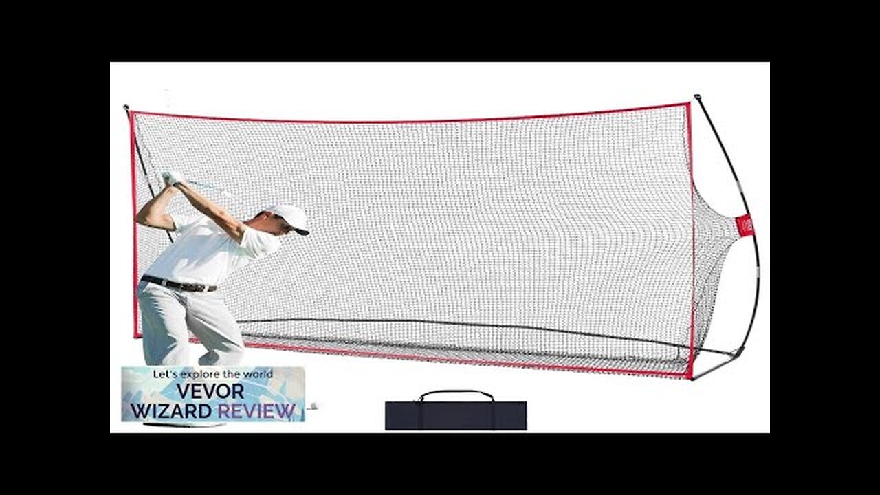 VEVOR 10.8x7ft Golf Practice Hitting Net Indoor Personal Driving Range Training Review