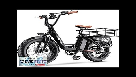 1500W Peak Electric Bike for Adults 48V 20Ah Removable Battery Max Range Review