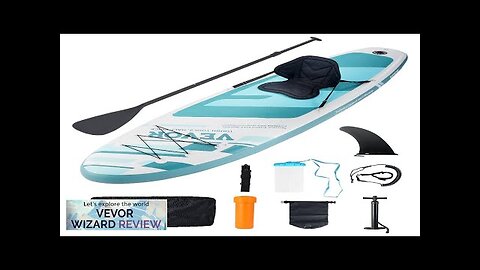 VEVOR Inflatable Stand Up Paddle Board 10.6' x 33" x 6" Wide Review