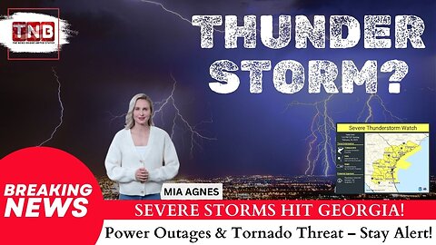 Severe Storms Slam Georgia! Power Outages, High Winds & Tornado Threat | Weather Alert