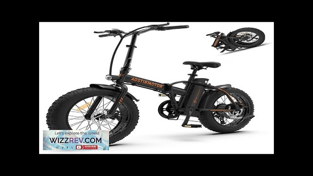 aostirmotor 500W Folding Electric Bike for Adults 20"×4" Fat Tire Electric Bike Review