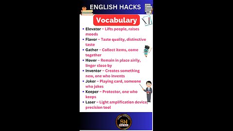 Daily use Important vocabulary words for exam 2025 52 #studyhacks123 #vocabulary #english #shorts