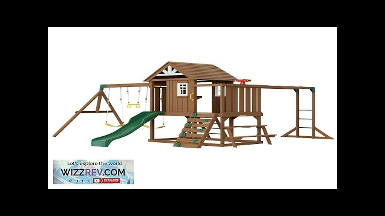 VEVOR Wooden Swing Set 10 IN 1 Outdoor Playground Sets 6 FT Review