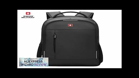 SWISS Men Laptop Backpack Waterproof Anti Theft USB Bag Large Capacity Fashion Review