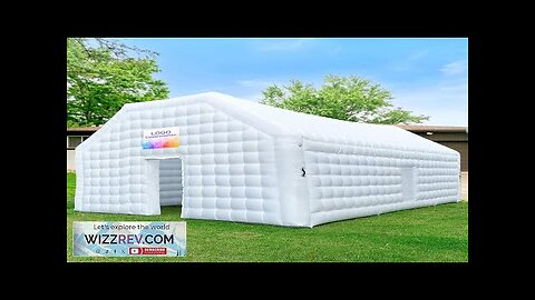 Large White Inflatable Nightclub 30x20x13Ft Disco Cube Gazebo Event House with Logo Review