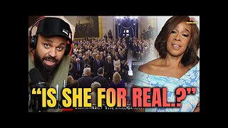 CBS Host Gayle King TRIGGERED by WHITES at Trump Inauguration then pushes DEI on the Crowd!