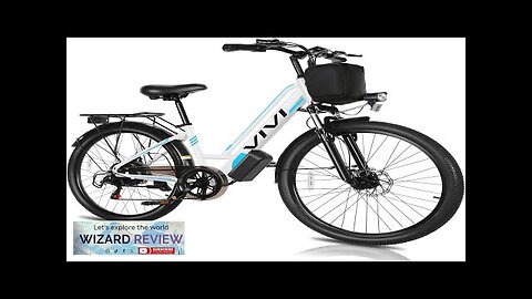 Vivi MT26GUL Electric Bike 26" Step Through Electric Bicycle with Removable 48V Review