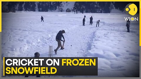 Jammu & Kashmir: People Enjoy Ice Cricket Tournament | World News | WION