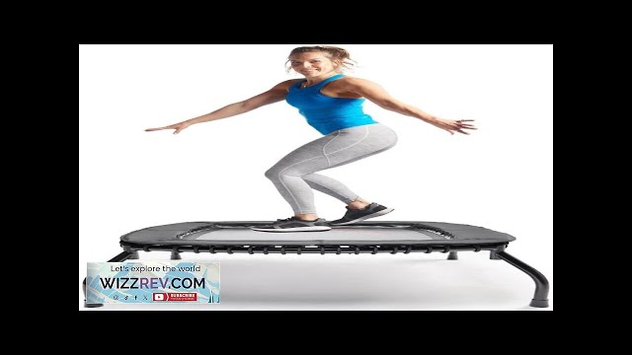 Sunny Health & Fitness Springless Mini Fitness Trampoline – Premium Adjustable Bungee-Style Review