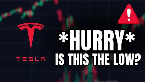 Tesla Stock Investors: WATCH THIS BEFORE TOMORROW.