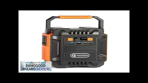 US Direct FlashFish A201 200W Power Station 110V 48000mAh Portable Solar Generator Review