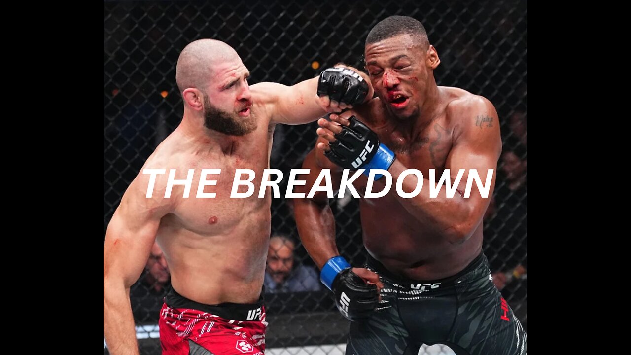 JIRI PROCHAZKA VS JAMAHAL HILL BREAKDOWN