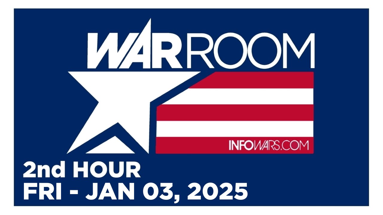 WAR ROOM [2 of 3] Friday 1/3/25 • CYBERTRUCK BOMBER TIED TO DEEP STATE WANTING TRUMP ASSASSINATED