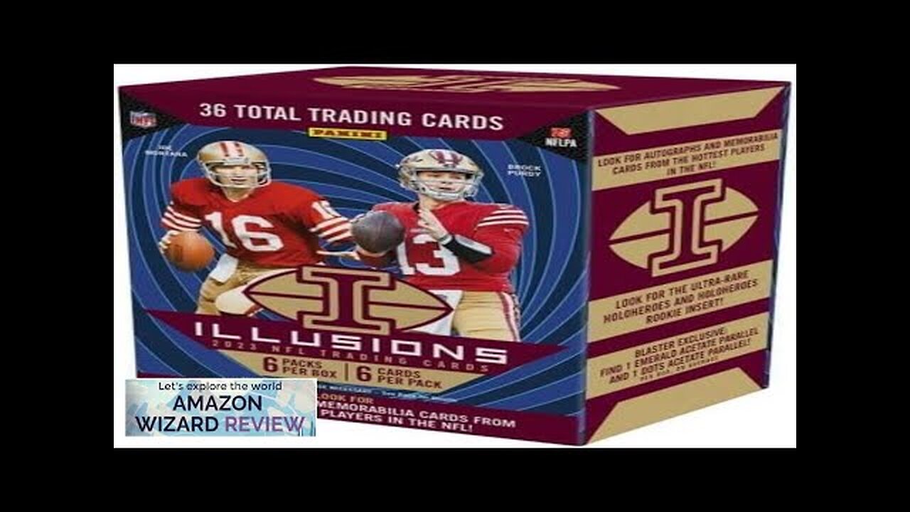 2023 Panini Illusions NFL Football Exclusive Trading Card BLASTER Box 6 Packs Review