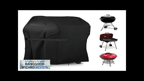 KING DO WAY BBQ Grill Cover 30x25x47'' Heavy Duty Waterproof Windproof Dust Review