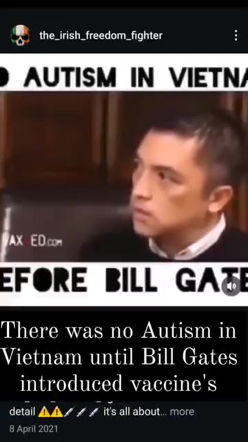 Many Vietnamese blame Bill Gates for introducing Autism through vaccinations