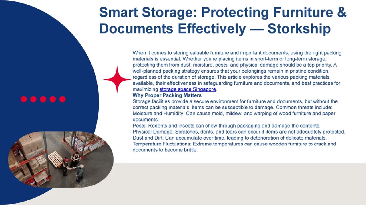 Smart Storage: Protecting Furniture & Documents Effectively — Storkship