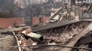 Crews Survey Catastrophic Damage From The Pacific Palisades Fire