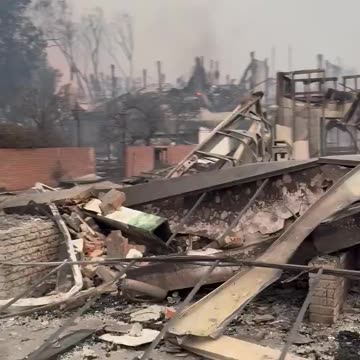 Crews Survey Catastrophic Damage From The Pacific Palisades Fire