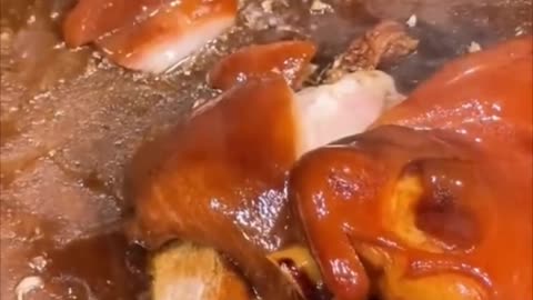 Super soft pork leg rice