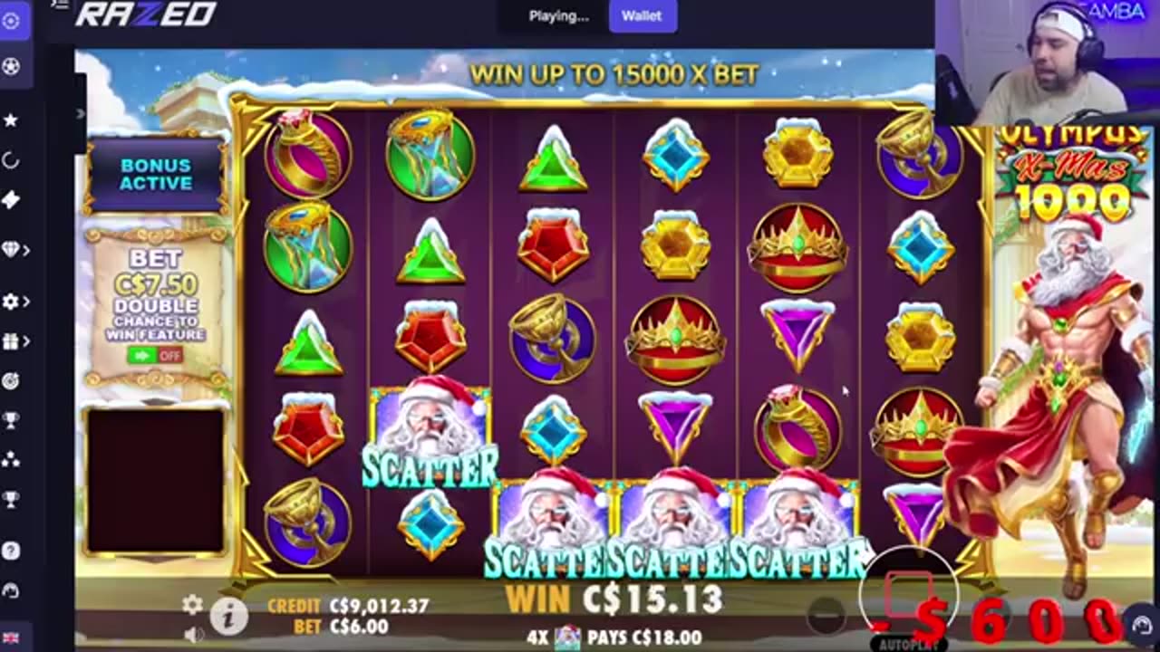 THE CRAZIEST RECORD WINS OF MY LIFE ON GATES OF OLYMPUS!