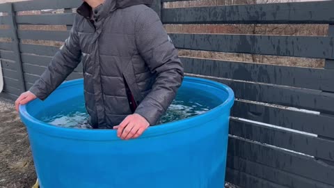 Ice-Breaking Stunt Goes Wrong