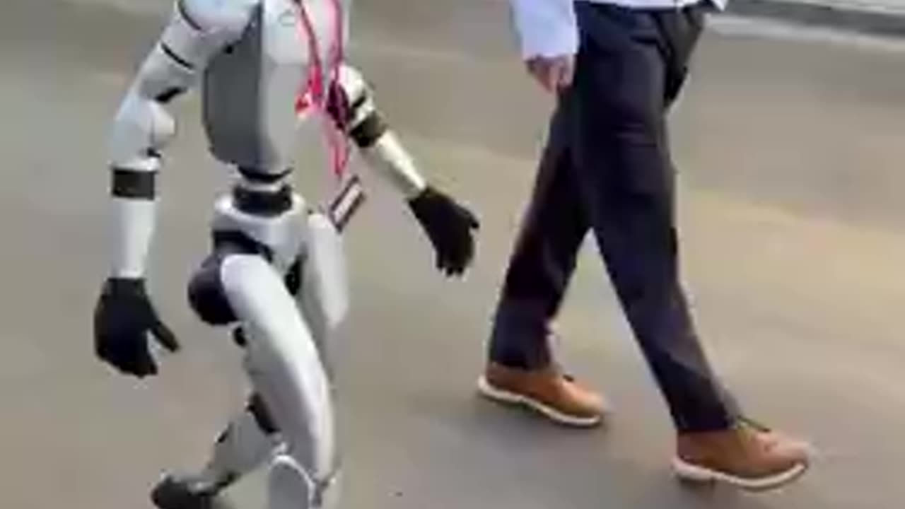 AI Robots At Davos